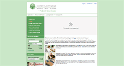 Desktop Screenshot of corbymortgage.com