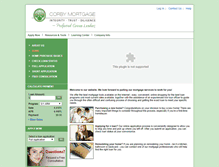 Tablet Screenshot of corbymortgage.com